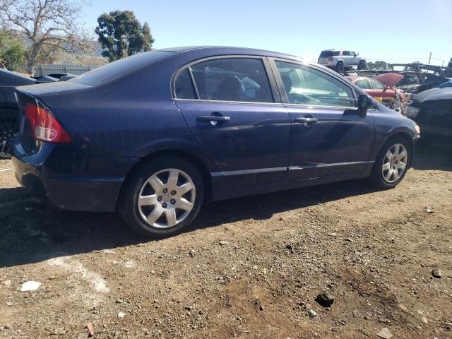 1HGFA16557L079045 - 2007 HONDA CIVIC LX BLUE photo 3