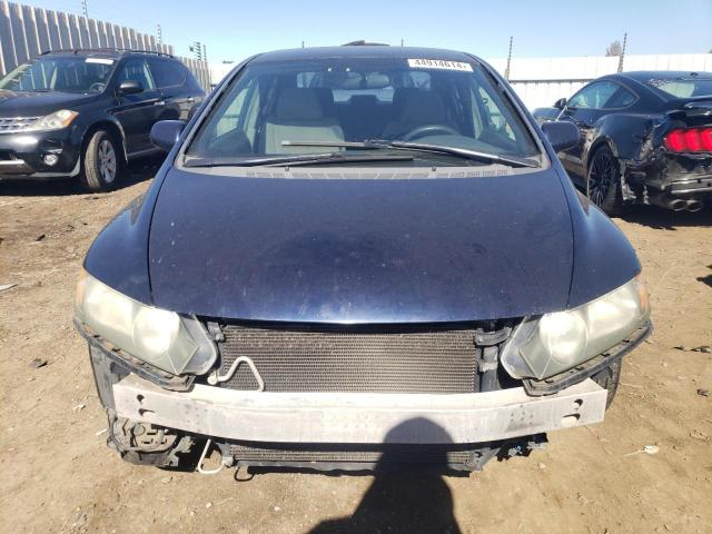 1HGFA16557L079045 - 2007 HONDA CIVIC LX BLUE photo 5