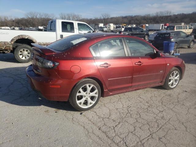 JM1BK323181115160 - 2008 MAZDA 3 S RED photo 3