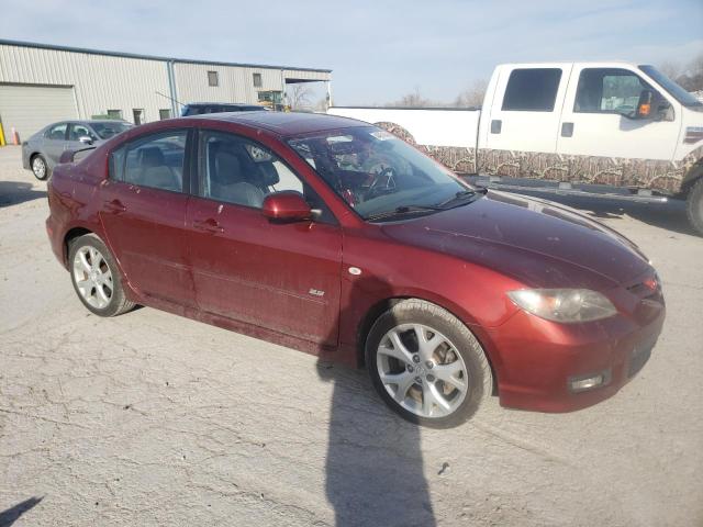 JM1BK323181115160 - 2008 MAZDA 3 S RED photo 4