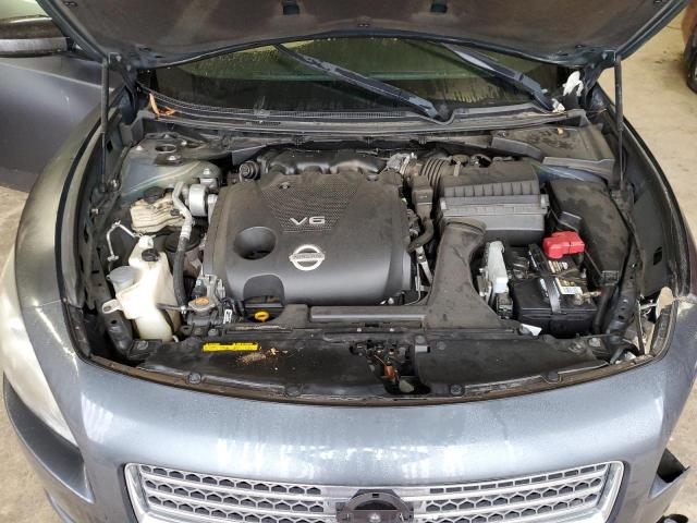 1N4AA5AP9AC852119 - 2010 NISSAN MAXIMA S GRAY photo 11