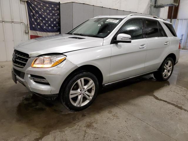 4JGDA5HB8FA491448 - 2015 MERCEDES-BENZ ML 350 4MATIC SILVER photo 1