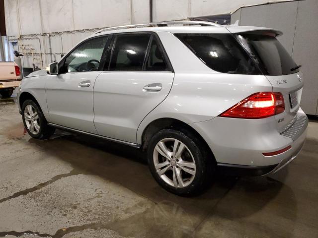 4JGDA5HB8FA491448 - 2015 MERCEDES-BENZ ML 350 4MATIC SILVER photo 2