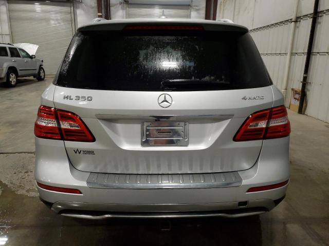 4JGDA5HB8FA491448 - 2015 MERCEDES-BENZ ML 350 4MATIC SILVER photo 6