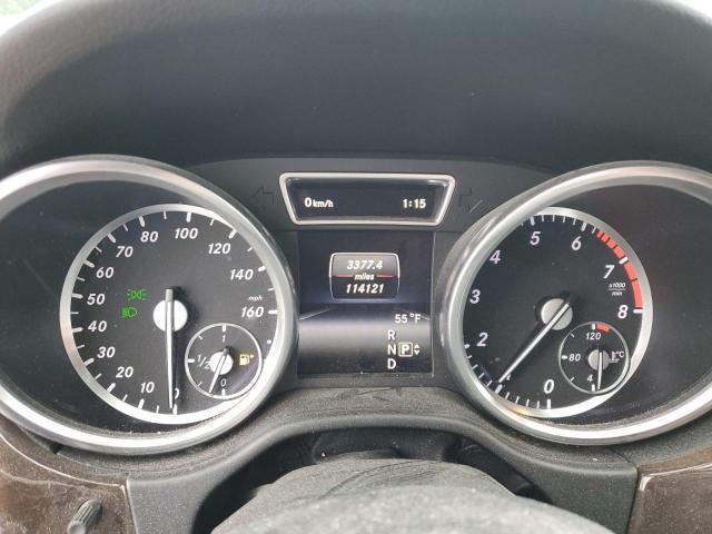 4JGDA5HB8FA491448 - 2015 MERCEDES-BENZ ML 350 4MATIC SILVER photo 9