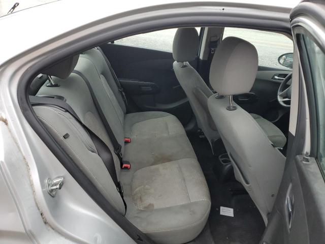 1G1JA5SH6D4112052 - 2013 CHEVROLET SONIC LS 银色 照片 10