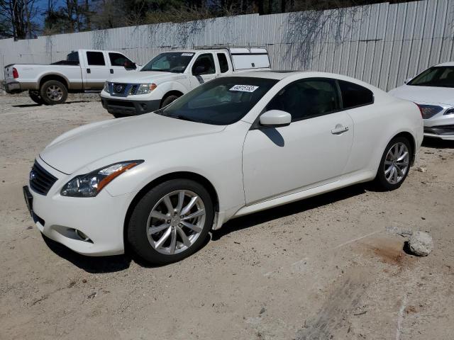 JN1CV6EL0DM981601 - 2013 INFINITI G37 WHITE photo 1