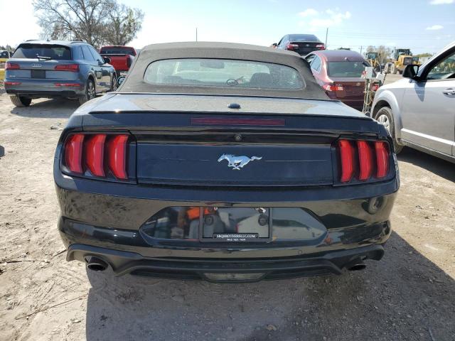 1FATP8UH5L5105931 - 2020 FORD MUSTANG BLACK photo 6