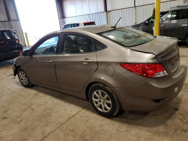 KMHCT4AE4DU281431 - 2013 HYUNDAI ACCENT GLS GRAY photo 2