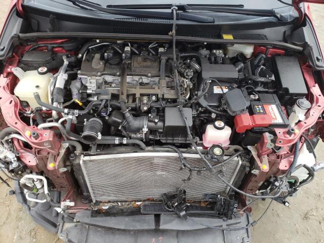 JTDKARFP2H3032814 - 2017 TOYOTA PRIUS PRIM მუქწითელი ფოტო 11