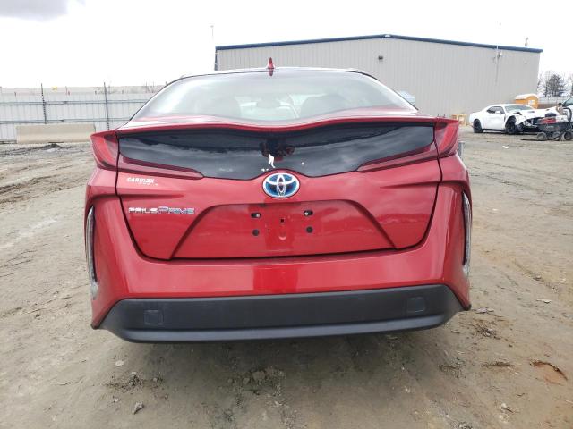 JTDKARFP2H3032814 - 2017 TOYOTA PRIUS PRIM მუქწითელი ფოტო 6