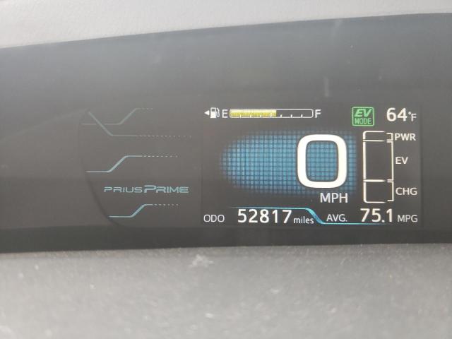 JTDKARFP2H3032814 - 2017 TOYOTA PRIUS PRIM მუქწითელი ფოტო 9