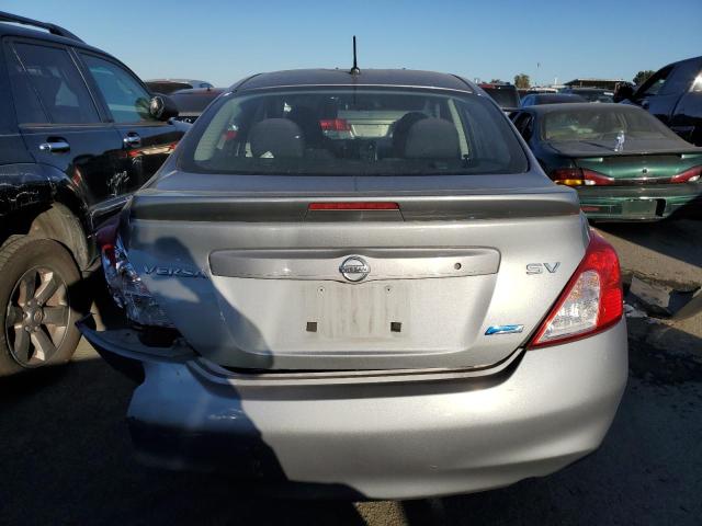 3N1CN7AP9EL812297 - 2014 NISSAN VERSA S GRAY photo 6