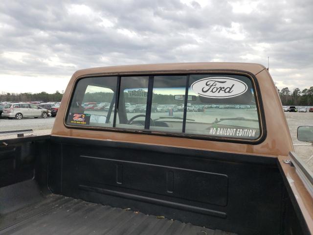 1FTDF15Y8HNA28924 - 1987 FORD F150 BROWN photo 10