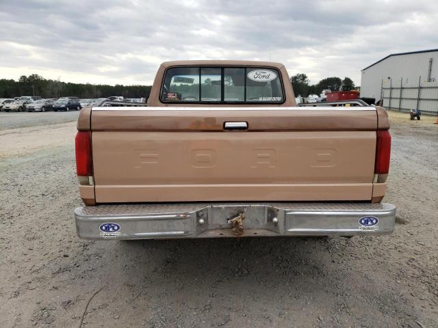 1FTDF15Y8HNA28924 - 1987 FORD F150 BROWN photo 6