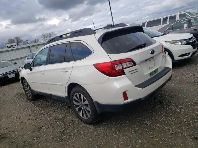 4S4BSENCXG3289251 - 2016 SUBARU OUTBACK 3.6R LIMITED WHITE photo 2