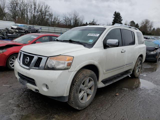 5N1BA0NF0CN617551 - 2012 NISSAN ARMADA SV WHITE photo 1