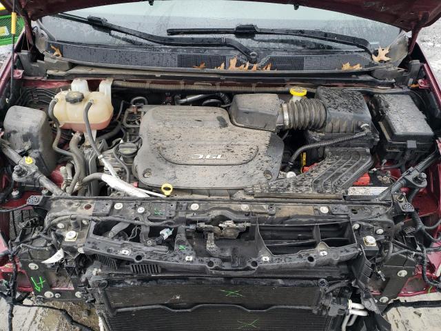 2C4RC1BG3HR794413 - 2017 CHRYSLER PACIFICA TOURING L BURGUNDY photo 12