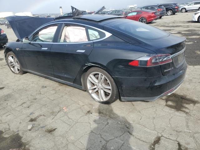 5YJSA1S18EFP65225 - 2014 TESLA MODEL S BLACK photo 2