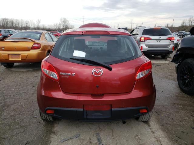 JM1DE1KZ3E0185155 - 2014 MAZDA MAZDA2 SPORT RED photo 6