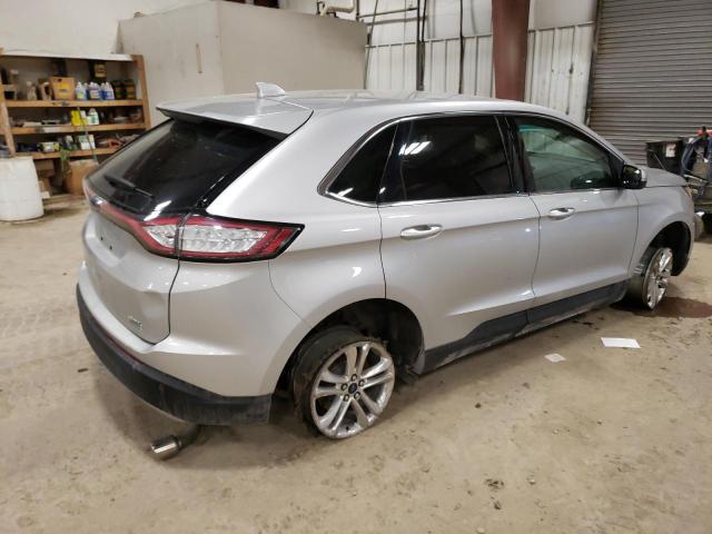 2FMTK3J93FBB24949 - 2015 FORD EDGE SEL SILVER photo 3