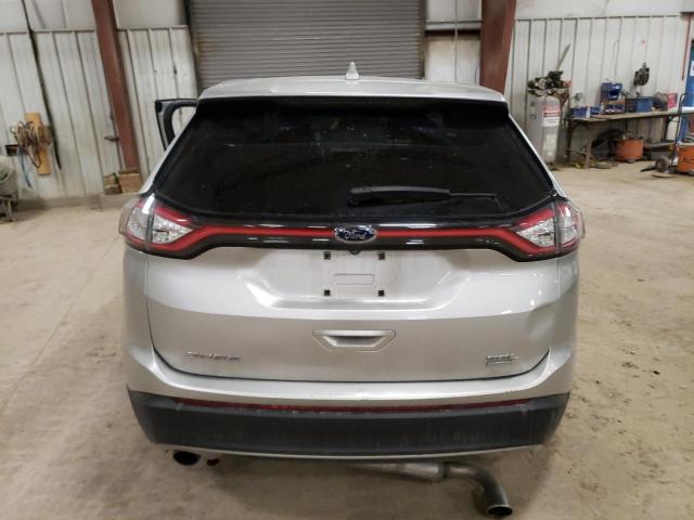 2FMTK3J93FBB24949 - 2015 FORD EDGE SEL SILVER photo 6