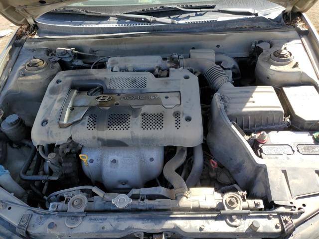 KMHDN45D12U435283 - 2002 HYUNDAI ELANTRA GLS GOLD photo 11