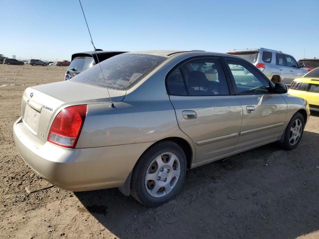 KMHDN45D12U435283 - 2002 HYUNDAI ELANTRA GLS GOLD photo 3