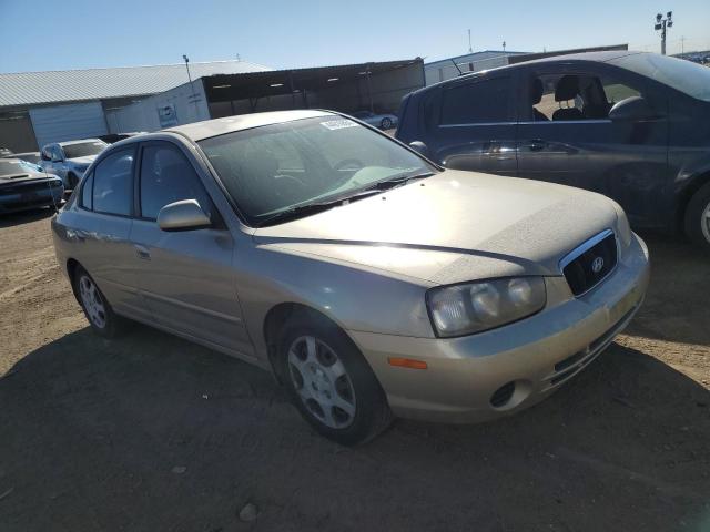 KMHDN45D12U435283 - 2002 HYUNDAI ELANTRA GLS GOLD photo 4