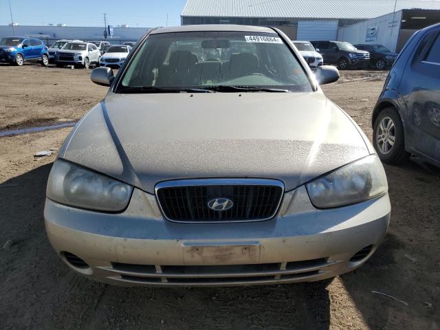 KMHDN45D12U435283 - 2002 HYUNDAI ELANTRA GLS GOLD photo 5