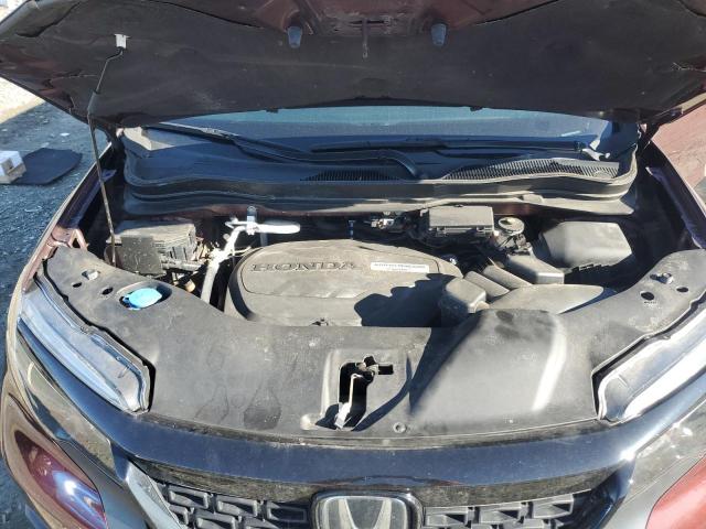 5FNYF8H50LB014664 - 2020 HONDA PASSPORT EXL მუქწითელი ფოტო 11