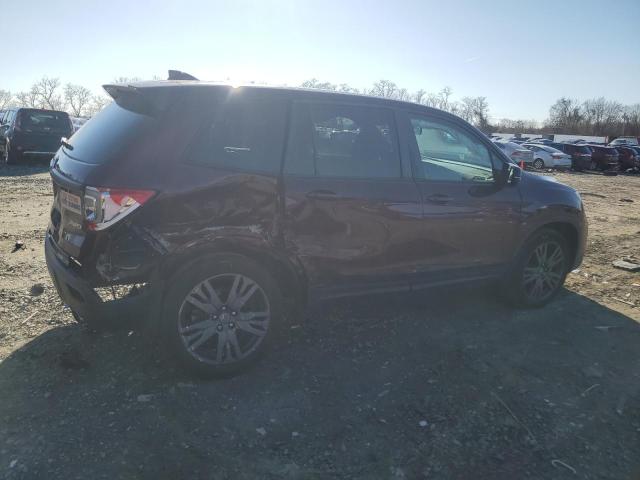 5FNYF8H50LB014664 - 2020 HONDA PASSPORT EXL მუქწითელი ფოტო 3