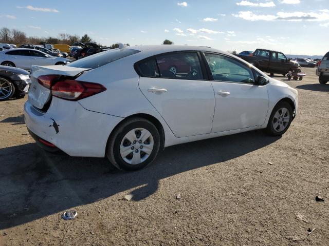 3KPFK4A78HE095501 - 2017 KIA FORTE LX WHITE photo 3