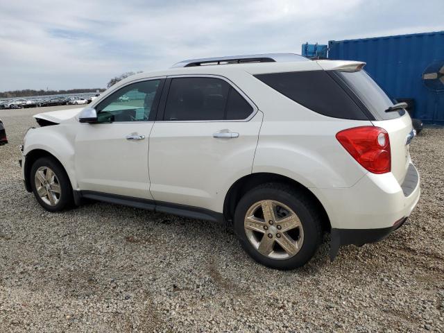 1GNALDEK7EZ115668 - 2014 CHEVROLET EQUINOX LTZ WHITE photo 2