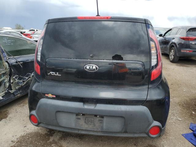 KNDJN2A24F7220629 - 2015 KIA SOUL BLACK photo 6