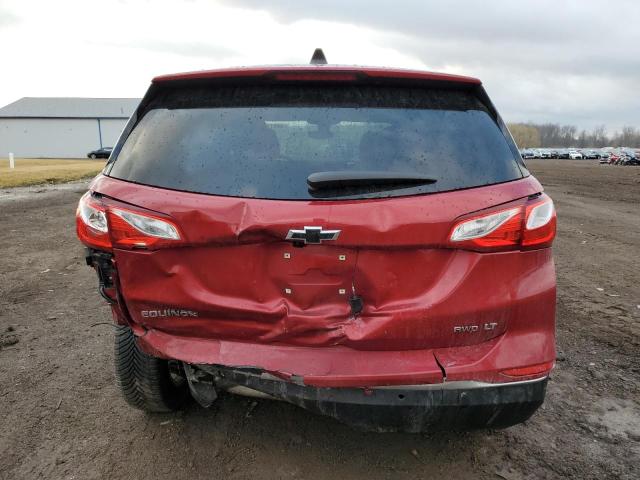 2GNAXUEV0M6110692 - 2021 CHEVROLET EQUINOX LT RED photo 6