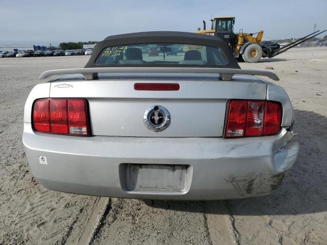 1ZVFT84N365179360 - 2006 FORD MUSTANG SILVER photo 6