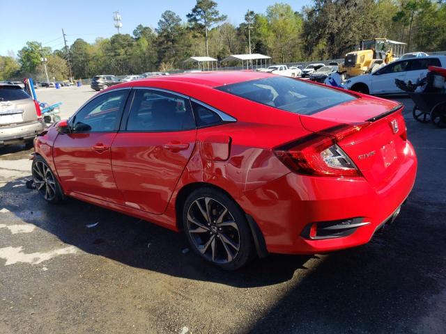 2HGFC2F81KH599744 - 2019 HONDA CIVIC SPORT 红色 照片 2