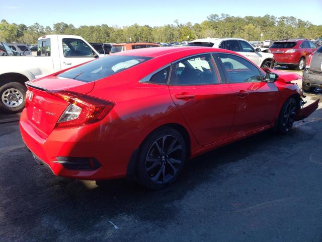 2HGFC2F81KH599744 - 2019 HONDA CIVIC SPORT 红色 照片 3