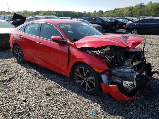 2HGFC2F81KH599744 - 2019 HONDA CIVIC SPORT 红色 照片 4