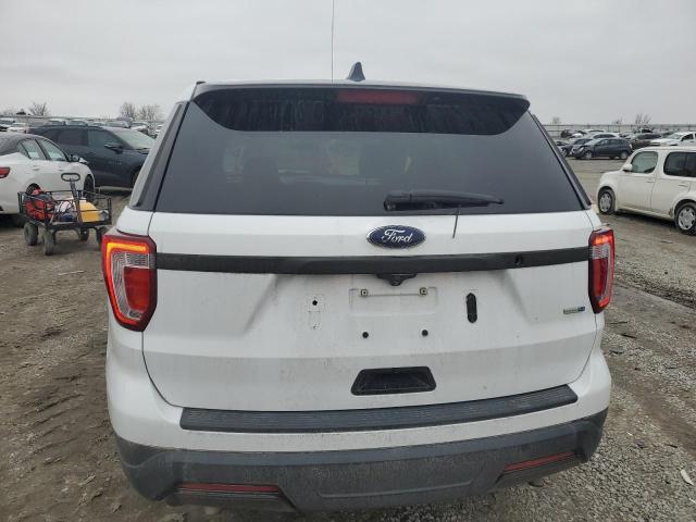 1FM5K8AR2KGA12765 - 2019 FORD EXPLORER POLICE INTERCEPTOR 白色 照片 6