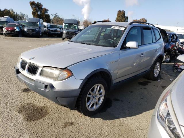 WBXPA73425WC48599 - 2005 BMW X3 2.5I SILVER photo 1