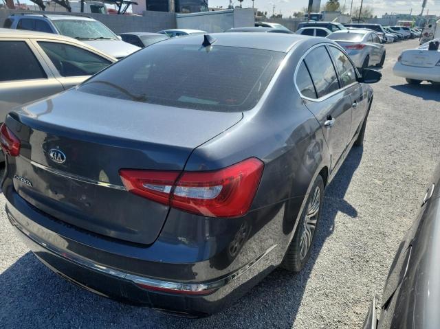 KNALN4D78E5152290 - 2014 KIA CADENZA PREMIUM GRAY photo 4