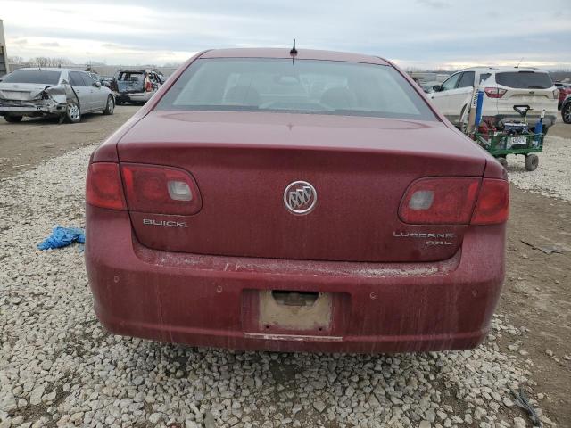 1G4HD57267U121500 - 2007 BUICK LUCERNE CXL RED photo 6