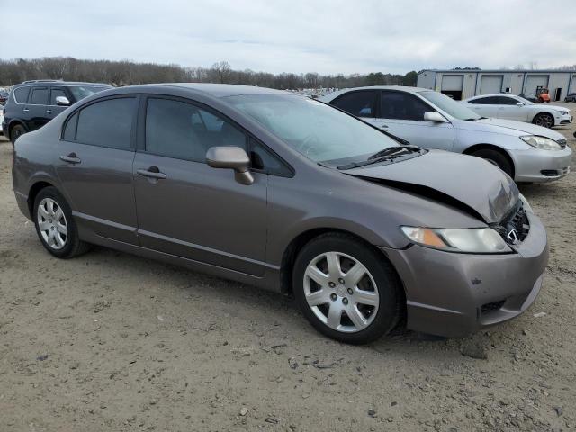 1HGFA16599L015612 - 2009 HONDA CIVIC LX BROWN photo 4