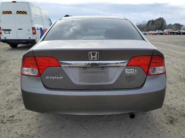 1HGFA16599L015612 - 2009 HONDA CIVIC LX BROWN photo 6