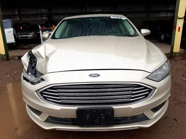 3FA6P0LU5HR386355 - 2017 FORD FUSION SE HYBRID GOLD photo 5