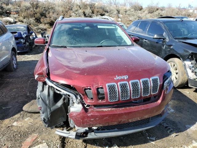 1C4PJMLX9KD347012 - 2019 JEEP CHEROKEE LATITUDE PLUS BURGUNDY photo 5