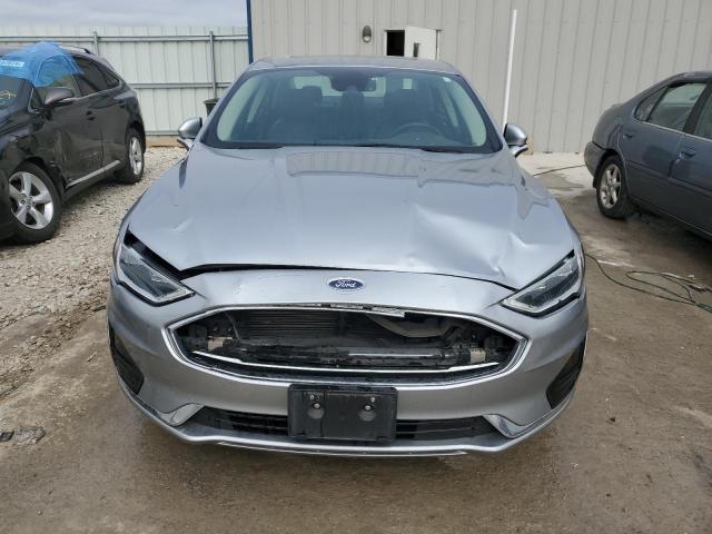 3FA6P0CD1LR191796 - 2020 FORD FUSION SEL SILVER photo 5