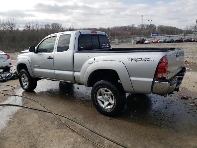 5TEUU42N77Z325342 - 2007 TOYOTA TACOMA ACCESS CAB SILVER photo 2